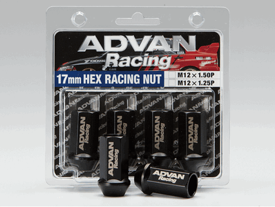 ADVAN YV0263 Lug nut 17H 12X1.25 Black Photo-0