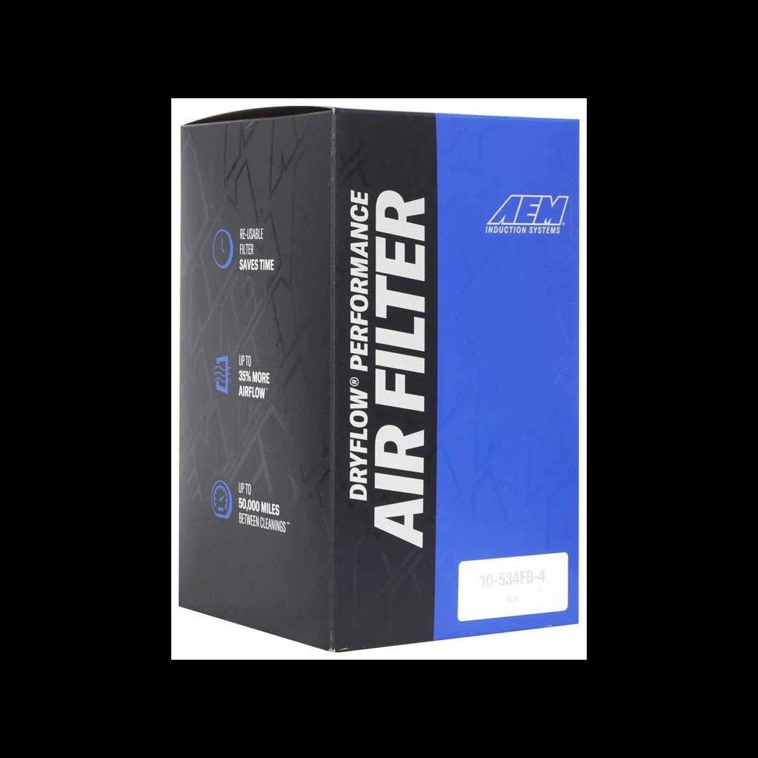 AEM 21-2157DK DryFlow Air Filter, flange inside diameter 70 mm Photo-4
