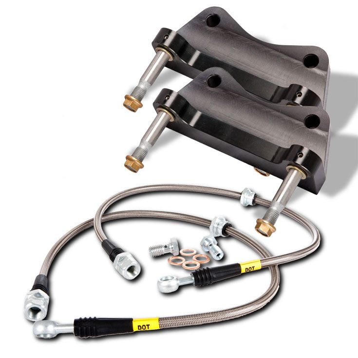 STOPTECH 82.874.0058.71 BBK 2PC ROTOR, REAR SLOTTED 380X32/ST41 RED TOYOTA LAND CRUISER '08 Photo-3