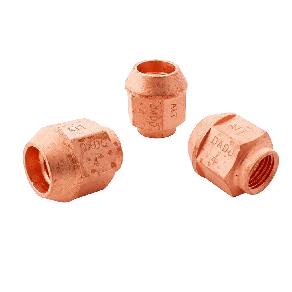 A.I.TECH AIT-DADO-4 Nut 14x1,5 ex 22mm, o.d. 25mm conical SEAT, total lenght 27mm for AUDI / VW Photo-0