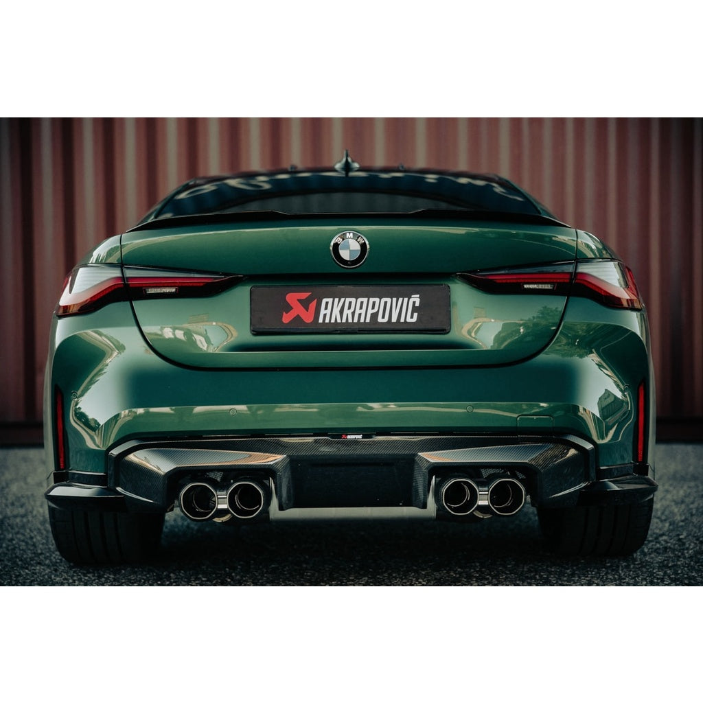 AKRAPOVIC DI-BM/CA/9/G Rear Diffuser (Carbon / Gloss) for BMW M3 (G80 / G81) / M4 (G82 / G83) Photo-1