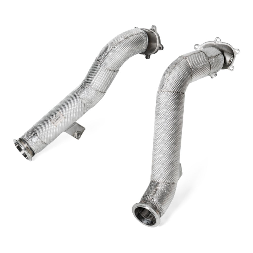 AKRAPOVIC DP-AU/SS/1 Downpipe Set (Stainless Steel) for AUDI RS6 / RS7 (C7) 2014-2018 Photo-0