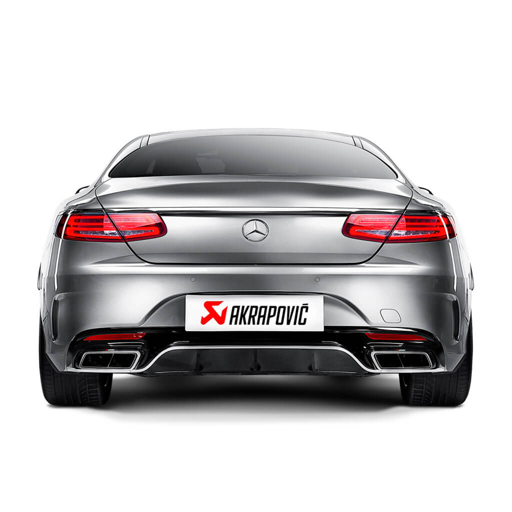 AKRAPOVIC E-ME/T/2 Evolution Link Pipe Set (Titanium) for MERCEDES S63 AMG Coupe (C217) ECE Type Approval Photo-2