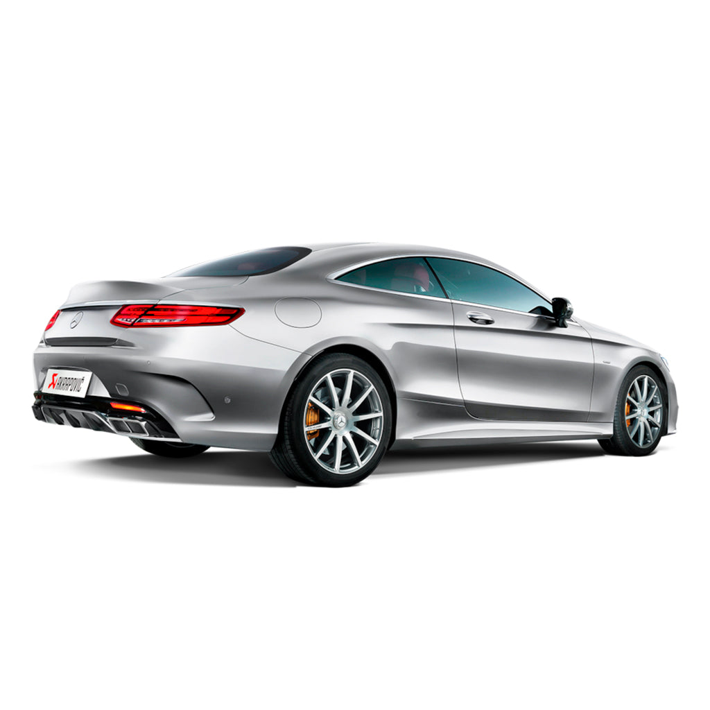 AKRAPOVIC E-ME/T/2 Evolution Link Pipe Set (Titanium) for MERCEDES S63 AMG Coupe (C217) ECE Type Approval Photo-3