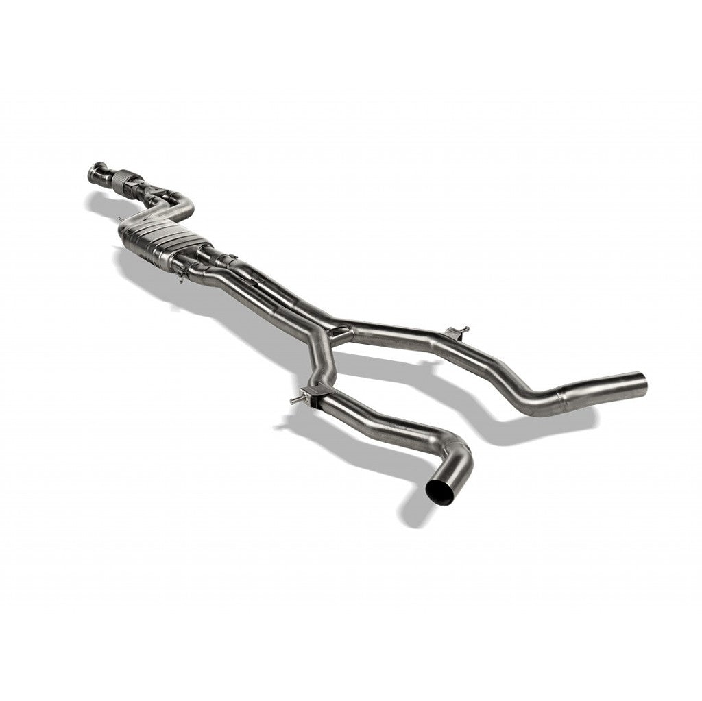 AKRAPOVIC E-ME/SS/2 Link Pipe Set Evolution (Stainless Steel) for MERCEDES-AMG C43 4MATIC (W206/S206) 2023- Photo-0