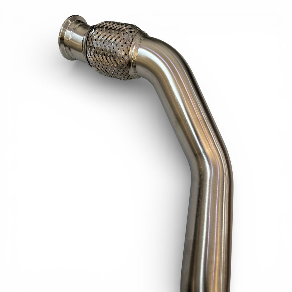 AKRAPOVIC L-AU/SS/3/L Link Pipe Left (Stainless Steel) for AUDI RS6 Avant (C7) Photo-0