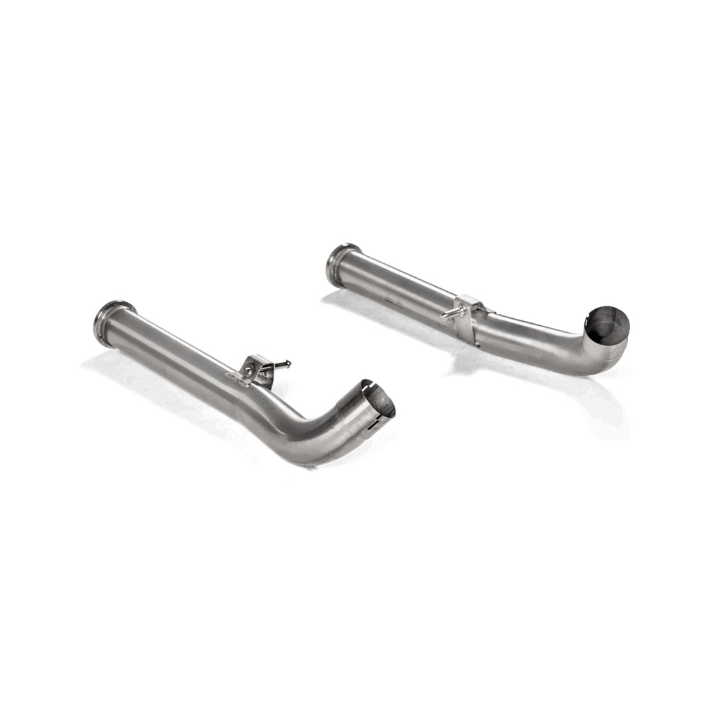 AKRAPOVIC L-ME/SS/1 Front Link Pipe Set (Stainless Steel) for MERCEDES-AMG G63 (W463A) OPF/GPF 2019-2024 Photo-0