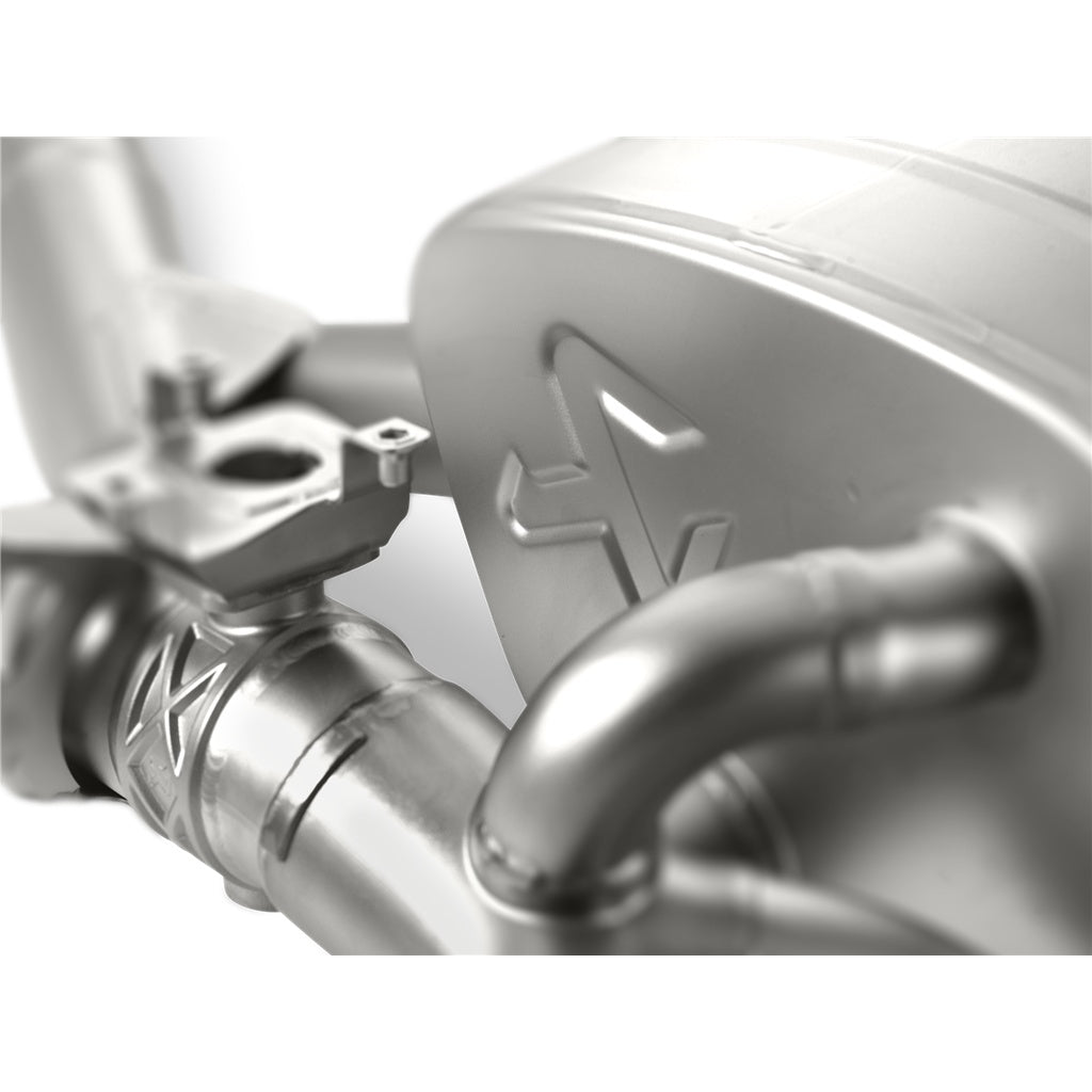 AKRAPOVIC M-BM/T/8H Exhaust System Slip-On Line (Titanium) for BMW M3 (F80) / M4 (F82) ECE Type Approval Photo-4