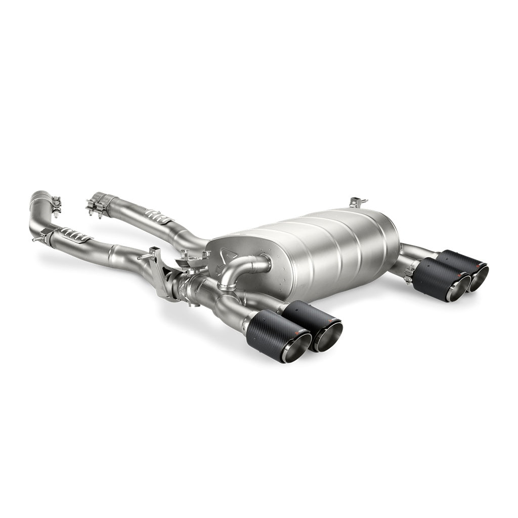 AKRAPOVIC M-BM/T/8H Exhaust System Slip-On Line (Titanium) for BMW M3 (F80) / M4 (F82) ECE Type Approval Photo-0