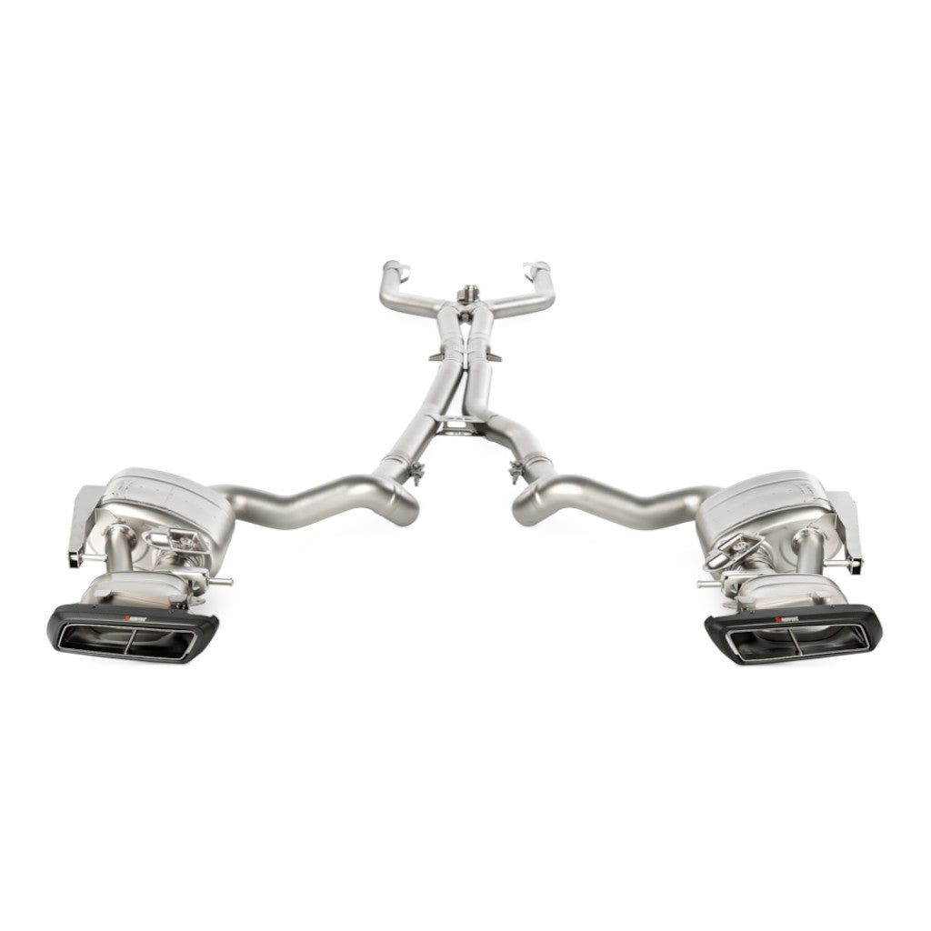 AKRAPOVIC MTP-ME/T/2H/1 Exhaust System Evolution Line (Titanium) for MERCEDES C63 AMG / C63S AMG (W205 / S205) 2015-2018 ECE Type Approval Photo-0