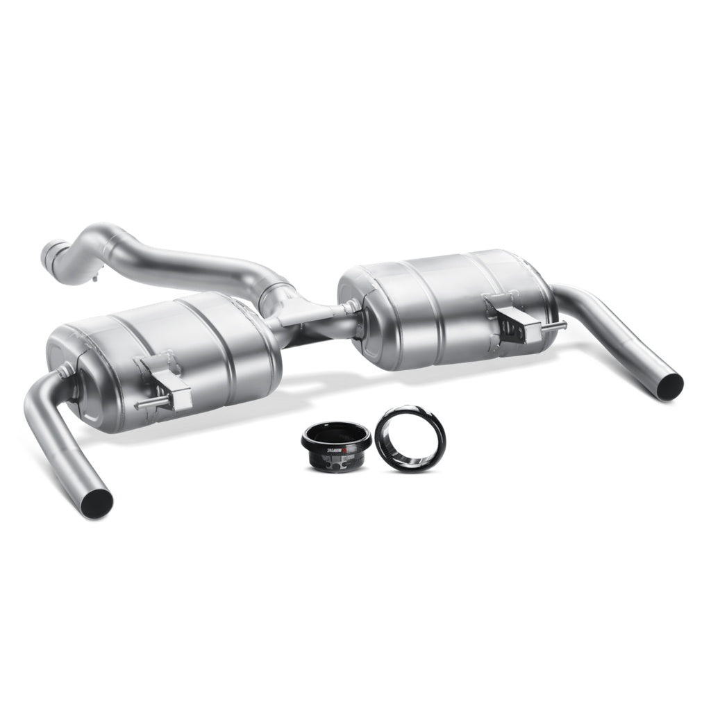 AKRAPOVIC MTP-RECL3RSH Exhaust System Slip-On Line (Stainless Steel) for RENAULT Clio III RS 200 2009-2012 EC Approval Photo-0