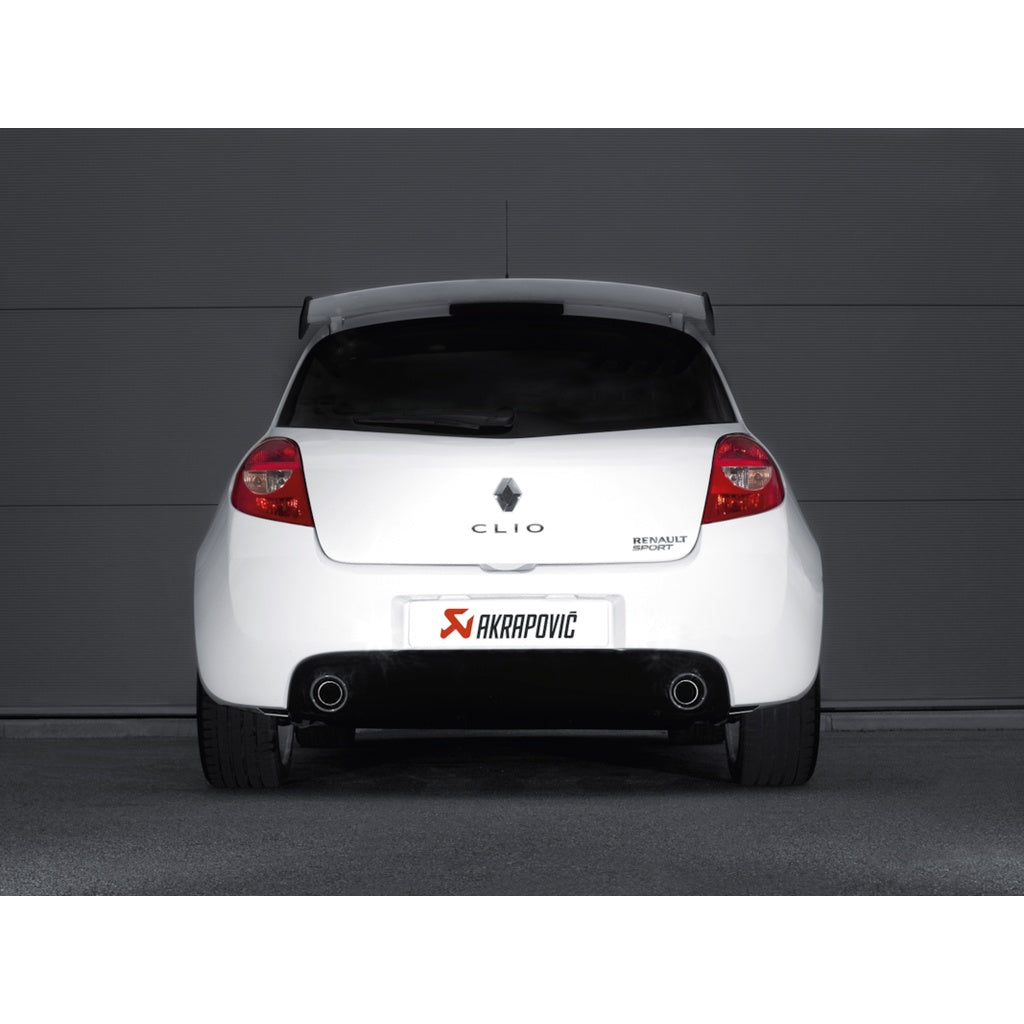 AKRAPOVIC MTP-RECL3RSH Exhaust System Slip-On Line (Stainless Steel) for RENAULT Clio III RS 200 2009-2012 EC Approval Photo-3
