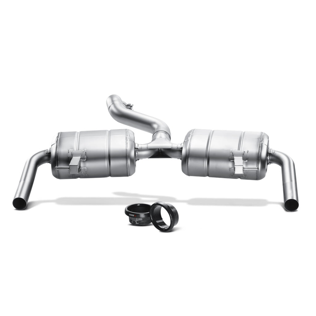 AKRAPOVIC MTP-RECL3RSH Exhaust System Slip-On Line (Stainless Steel) for RENAULT Clio III RS 200 2009-2012 EC Approval Photo-1