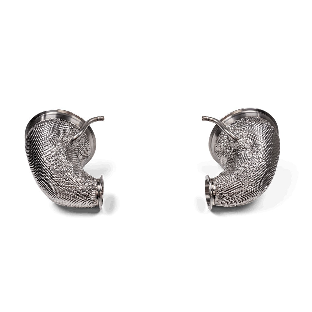 AKRAPOVIC P-CP034 Adapter Set Slip-On Race Line (Stainless Steel) for PORSCHE 911 GT3RS (992) / GT3 (992 / 992.2) Photo-0