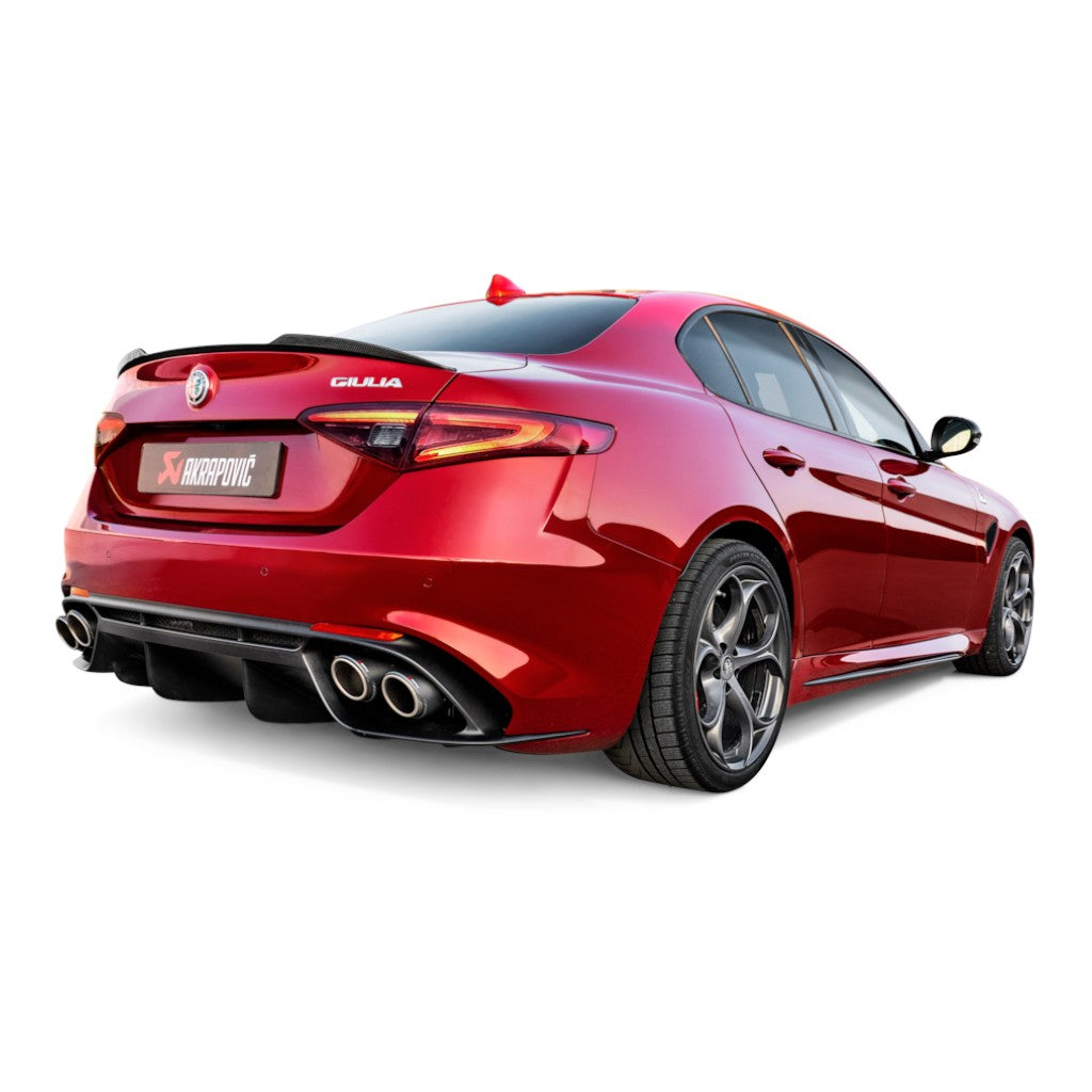 AKRAPOVIC S-AR/TI/1H Exhaust System Evolution Line (Titanium) for ALFA ROMEO Giulia Quadrifoglio 2016-2020 ECE Type Approval Photo-3