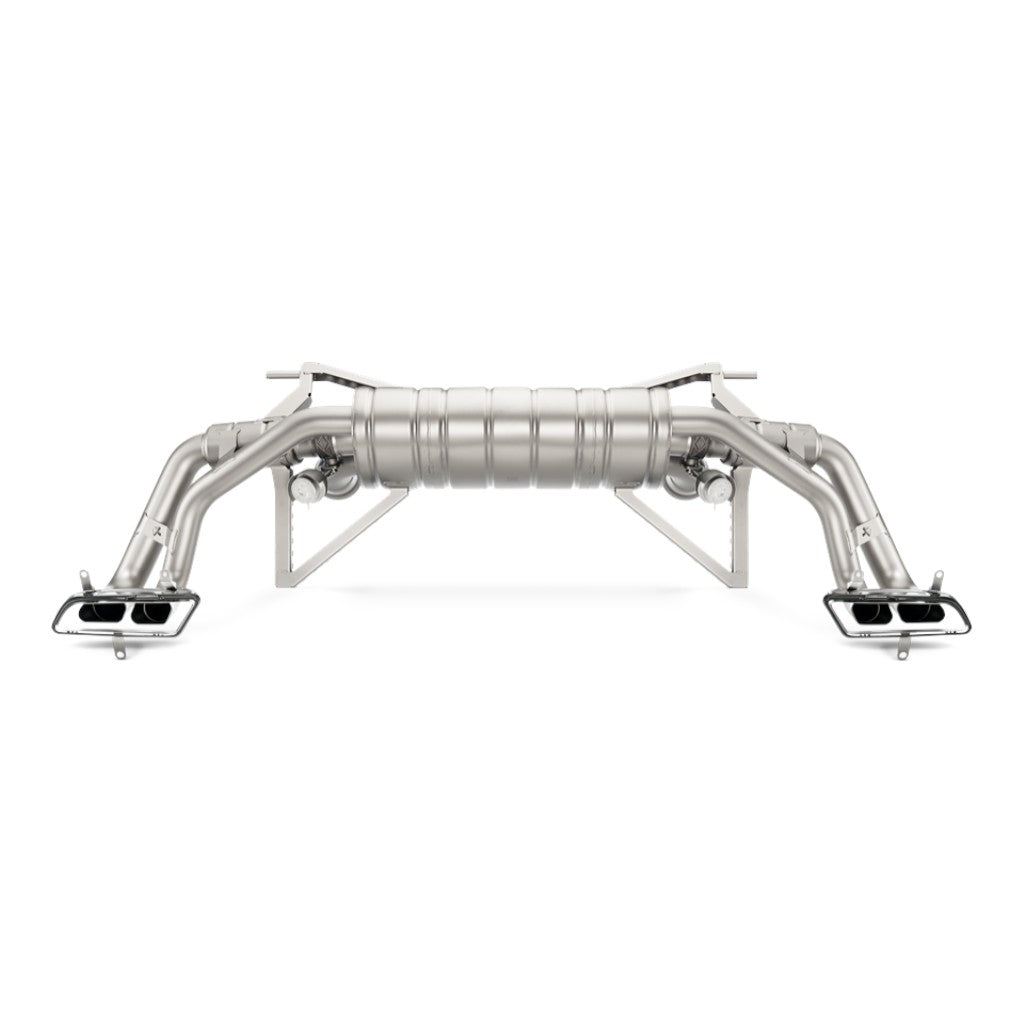 AKRAPOVIC S-AUR8SO3-T Exhaust System Slip-On Line (Titanium) for AUDI R8 5.2 FSI Coupe / Spyder 2016-2018 Photo-1