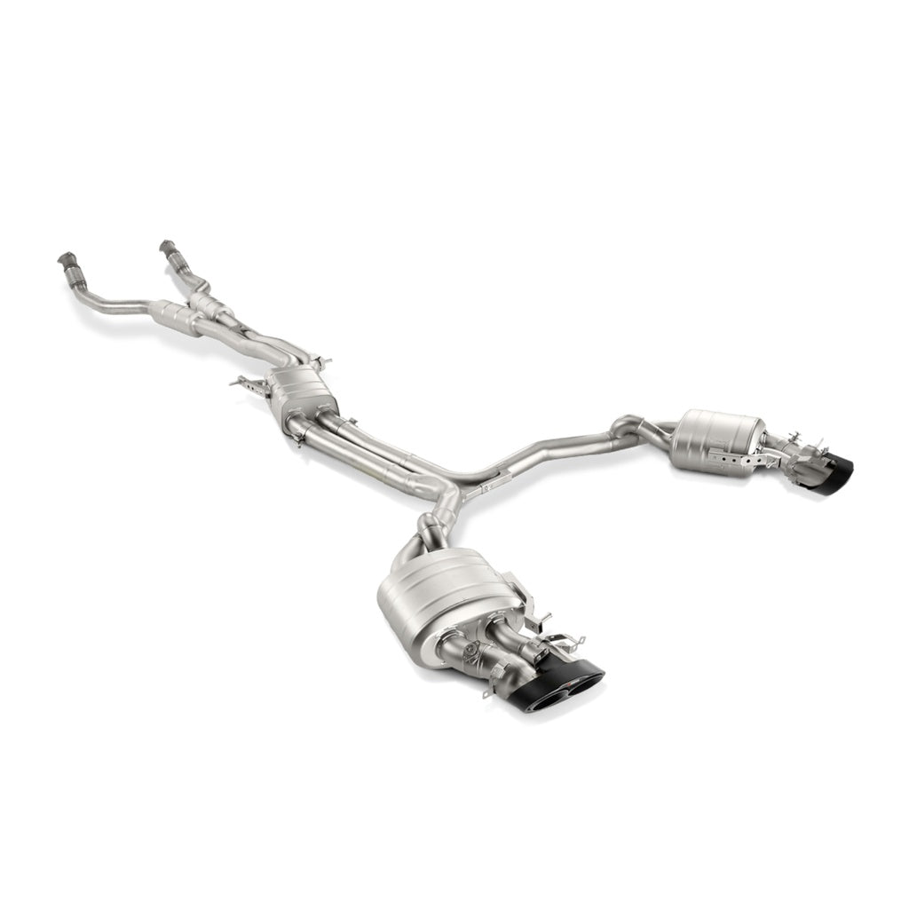 AKRAPOVIC S-AU/TI/3H Exhaust System Evolution Line (Titanium) for AUDI RS6 Avant (C7) 2014-2018 ECE Type Approval Photo-1