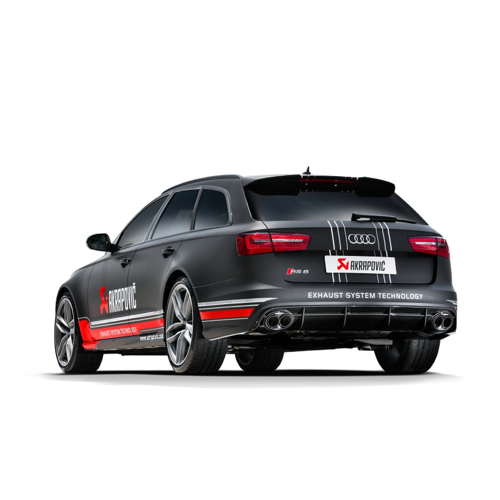 AKRAPOVIC S-AU/TI/3H Exhaust System Evolution Line (Titanium) for AUDI RS6 Avant (C7) 2014-2018 ECE Type Approval Photo-3