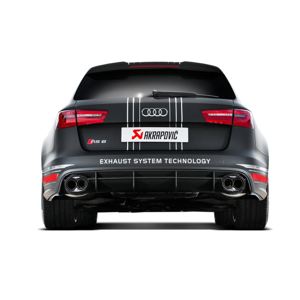 AKRAPOVIC S-AU/TI/3H Exhaust System Evolution Line (Titanium) for AUDI RS6 Avant (C7) 2014-2018 ECE Type Approval Photo-4
