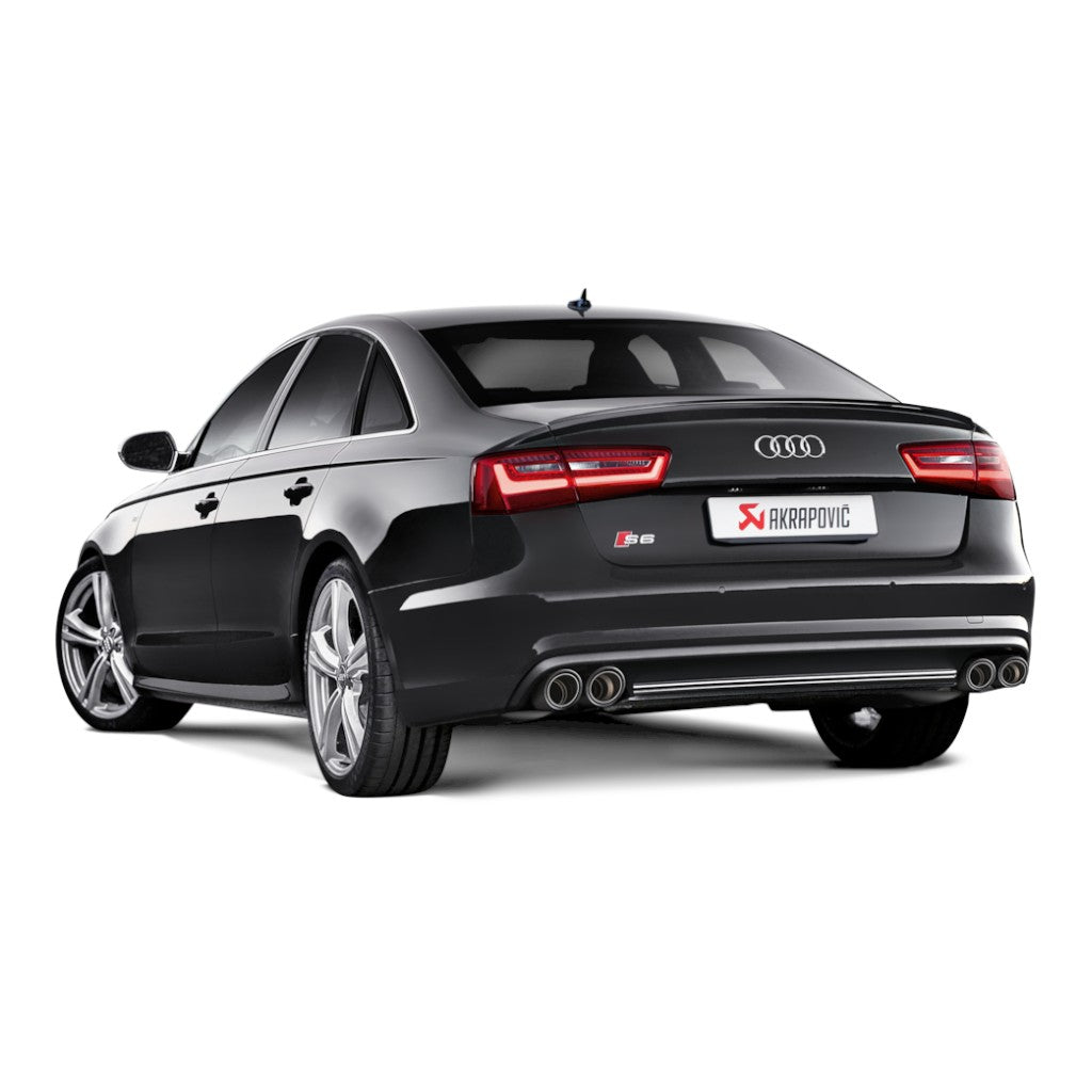 AKRAPOVIC S-AU/TI/6H Exhaust System Evolution Line (Titanium) for AUDI S7 (C7) ECE Type Approval Photo-6