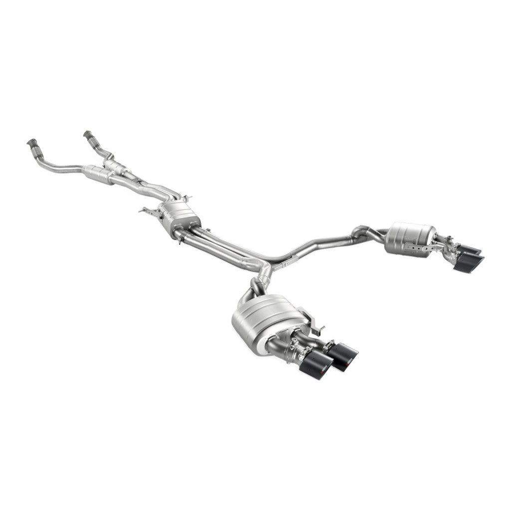 AKRAPOVIC S-AU/TI/6H Exhaust System Evolution Line (Titanium) for AUDI S7 (C7) ECE Type Approval Photo-0