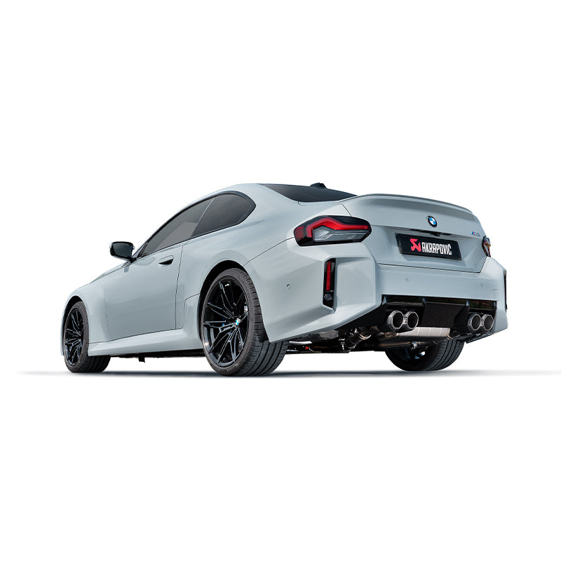 AKRAPOVIC S-BM/T/34H Exhaust System Slip-On Line (Titanium) for BMW M2 Coupe (G87) 2023-2024 Photo-2
