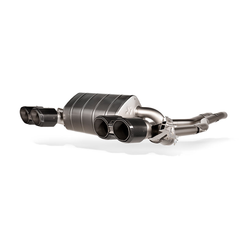 AKRAPOVIC S-BM/T/34H Exhaust System Slip-On Line (Titanium) for BMW M2 Coupe (G87) 2023-2024 Photo-0