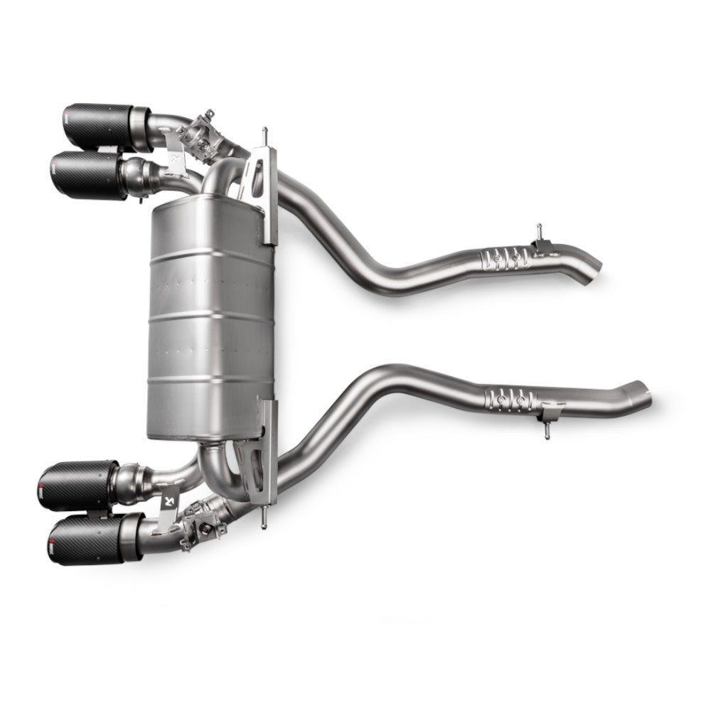 AKRAPOVIC S-BM/T/3H Exhaust System Slip-On Line (Titanium) for BMW M2 Competition / M2 CS (F87) OPF/GPF ECE Type Approval Photo-1