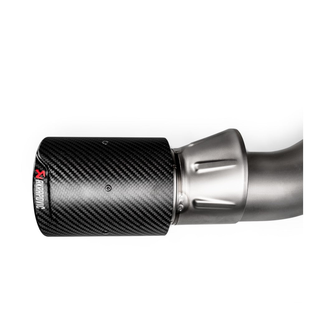 AKRAPOVIC S-BM/T/5H Exhaust System Slip-On Line (Titanium) for BMW M140i (F20/F21) ECE Type Approval Photo-2