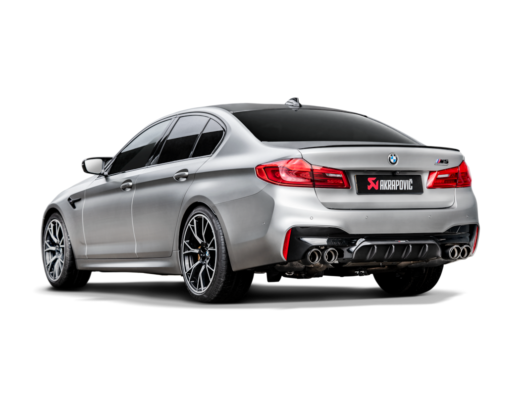 AKRAPOVIC S-BM/T/7H Exhaust System Slip-On Line (Titanium) for BMW M5/M5 Competition (F90) 2018-2020 ECE Type Approval Photo-3
