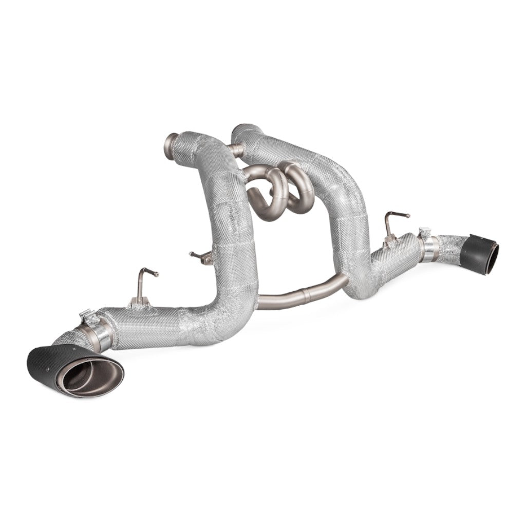 AKRAPOVIC S-MC/TI/3 Exhaust System Slip-On Line (Titanium) for MCLAREN 540C / 570S / 570S Spider / 570GT Photo-0