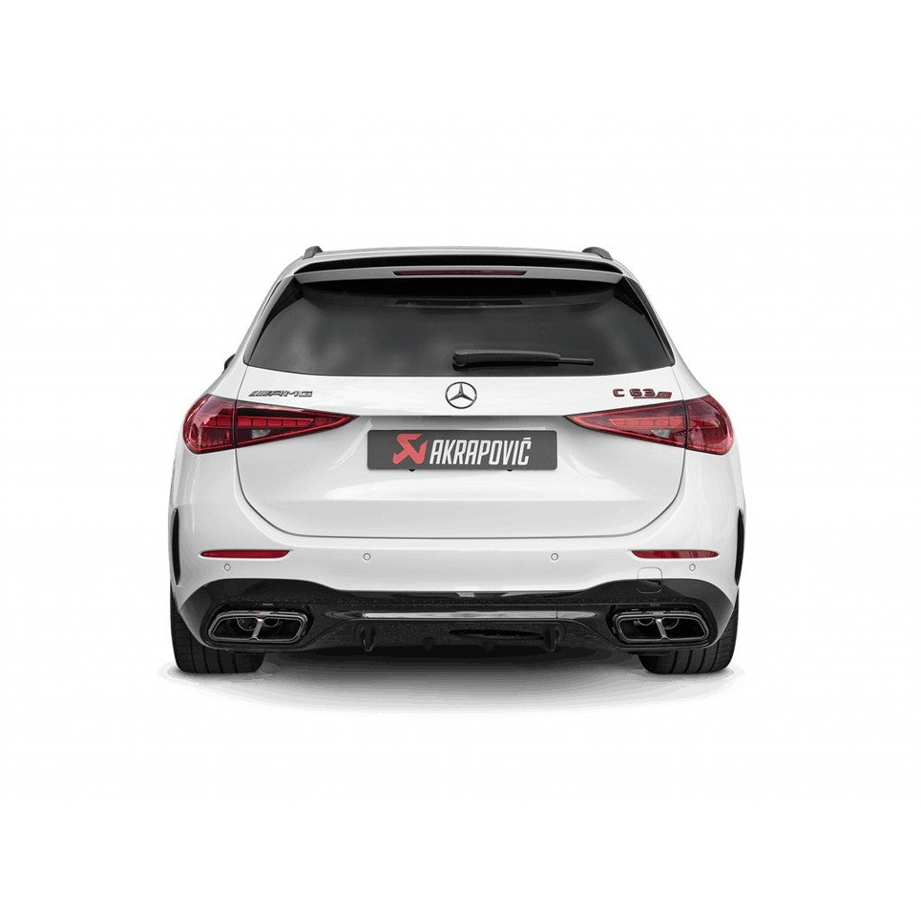 AKRAPOVIC S-ME/T/4H Mufflers Slip-On Line (Titanium) for MERCEDES-AMG C63 S E Performance (W206/S206) / C43 4MATIC (W206/S206) 2023- Photo-1