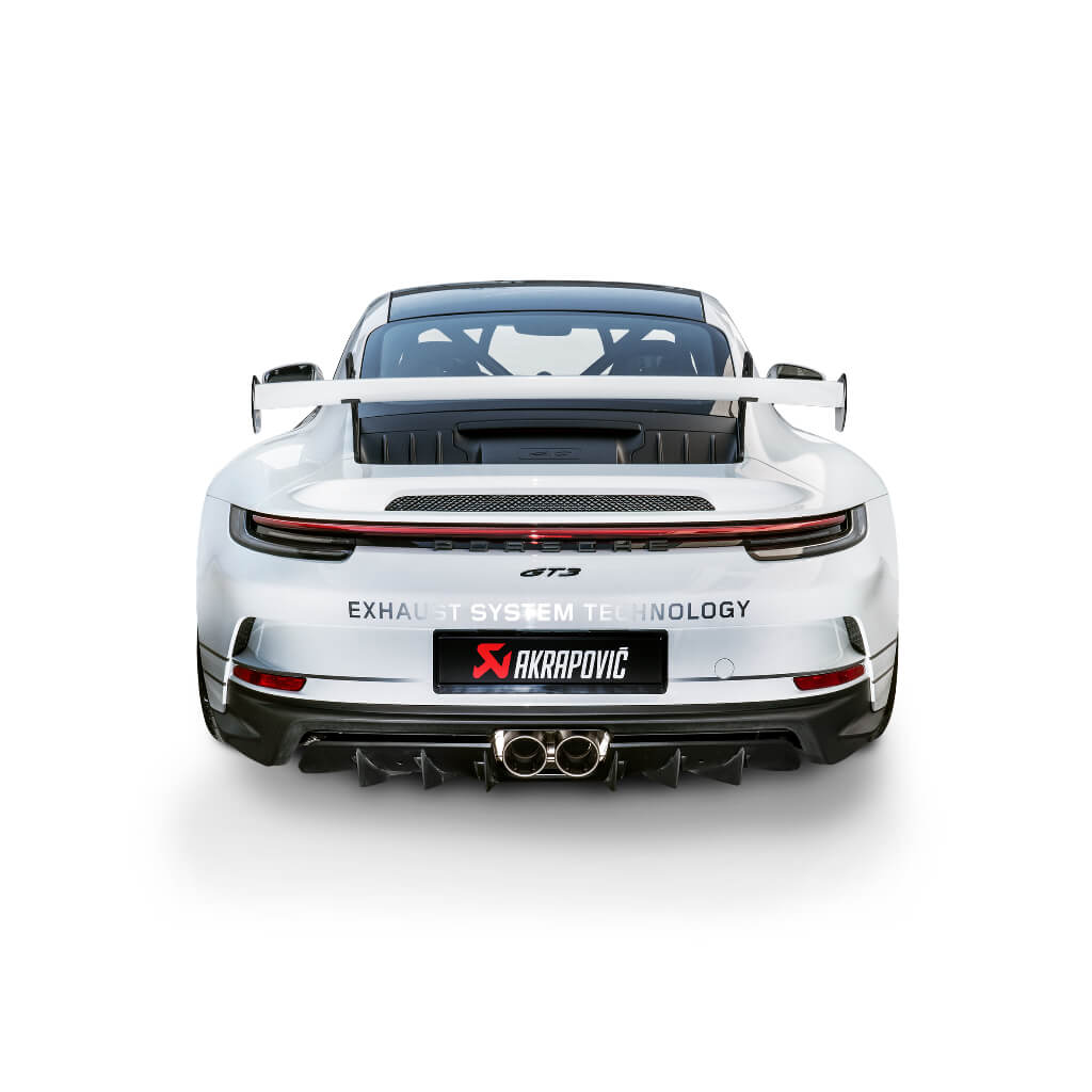 AKRAPOVIC S-PO/TI/23 Exhaust System Slip-On Race Line (Titanium) for PORSCHE 911 GT3RS (992) / GT3 (992 / 992.2) Photo-4