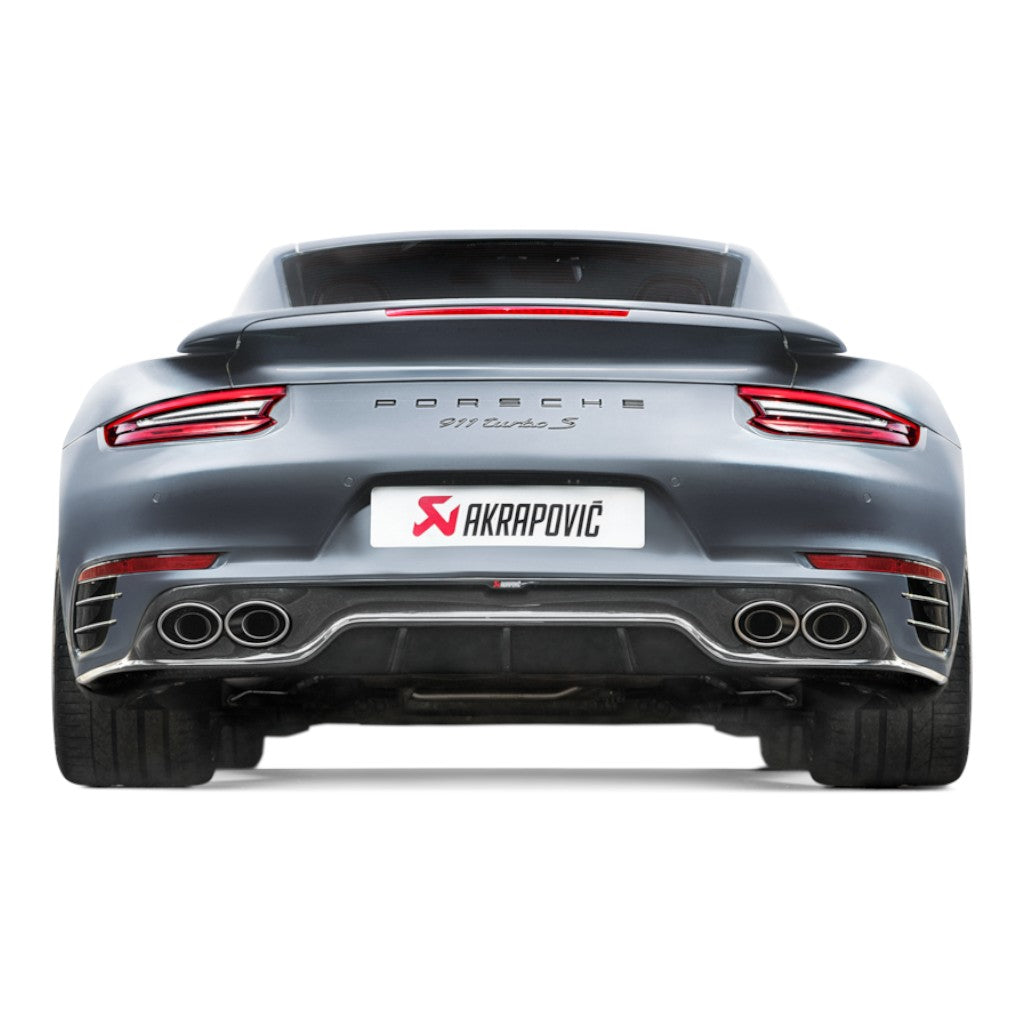 AKRAPOVIC S-PO/TI/6H Exhaust Slip-On Line (Titanium) for PORSCHE 911 Turbo / Turbo S (991.2) ECE Type Approval Photo-2