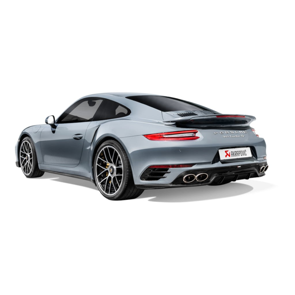 AKRAPOVIC S-PO/TI/6H Exhaust Slip-On Line (Titanium) for PORSCHE 911 Turbo / Turbo S (991.2) ECE Type Approval Photo-3