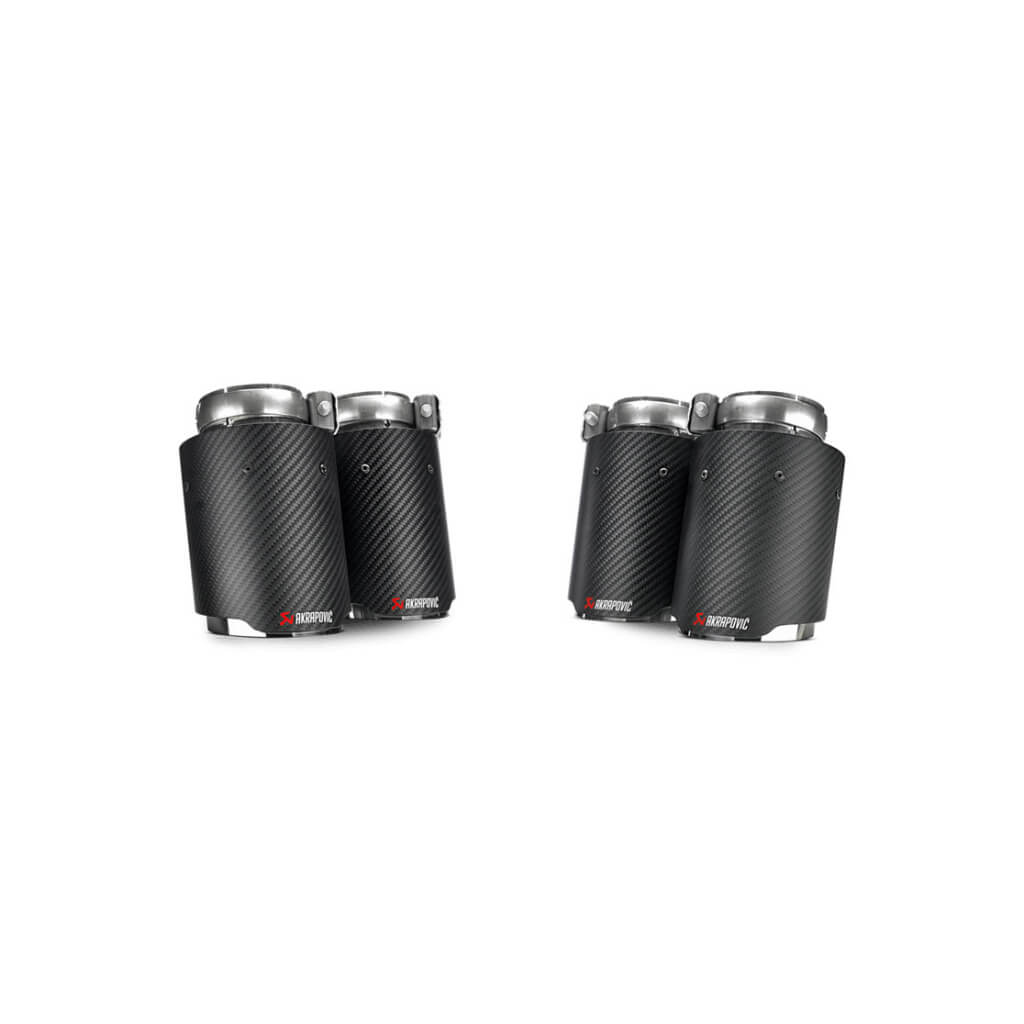 AKRAPOVIC TP-CT/26 Tail Pipe Set (Carbon) for BMW M3 (F80) / M4 (F82) 2014-2019 (ECE Type Approval) Photo-1