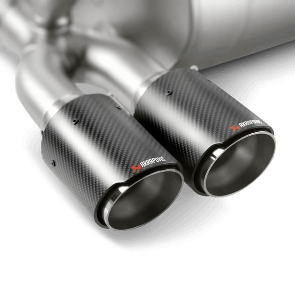 AKRAPOVIC TP-CT/26 Tail Pipe Set (Carbon) for BMW M3 (F80) / M4 (F82) ECE Type Approval Photo-2