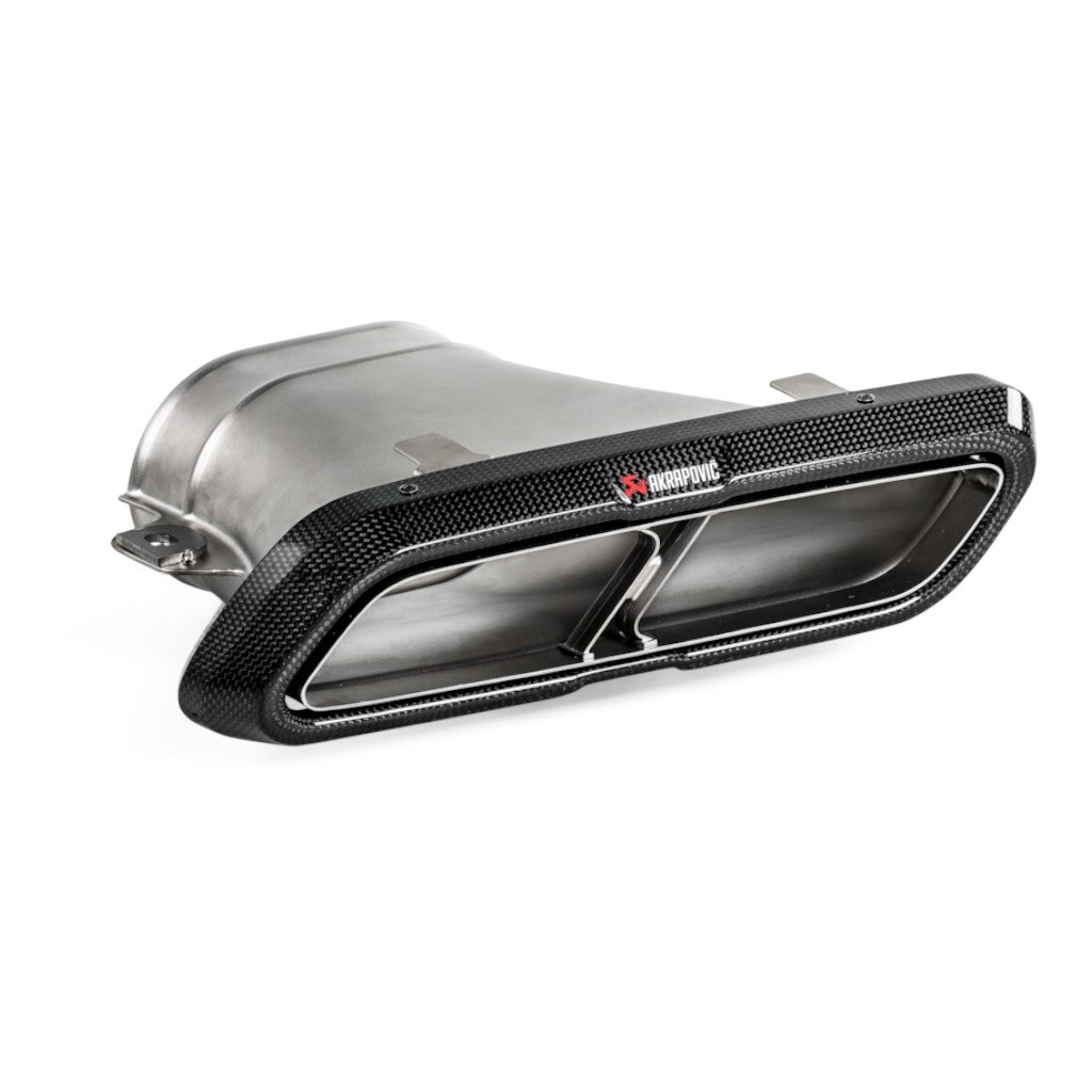 AKRAPOVIC TP-CT/46/G Tail Pipe Set (Carbon / High Gloss) for MERCEDES-BENZ E63 AMG / E63S AMG (W213 / S213) 2017-2019 ECE Type Approval Photo-1