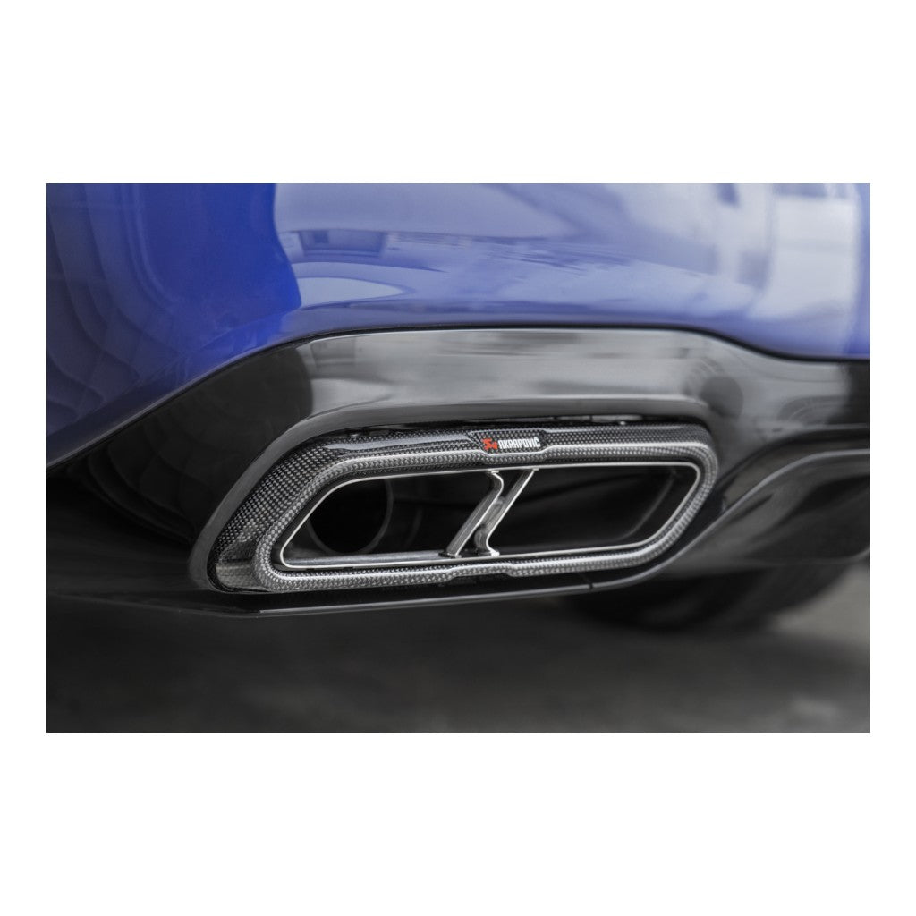 AKRAPOVIC TP-CT/46/G Tail Pipe Set (Carbon / High Gloss) for MERCEDES-BENZ E63 AMG / E63S AMG (W213 / S213) 2017-2019 ECE Type Approval Photo-4
