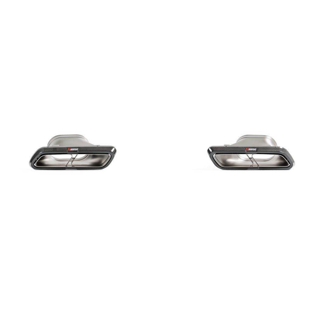 AKRAPOVIC TP-CT/46/G Tail Pipe Set (Carbon / High Gloss) for MERCEDES-BENZ E63 AMG / E63S AMG (W213 / S213) 2017-2019 ECE Type Approval Photo-0