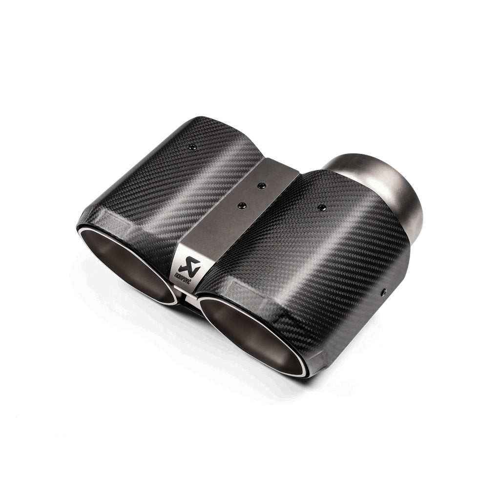 AKRAPOVIC TP-CT/69 Tail Pipe Set Hexagonal Design (Carbon) for BMW M2 (G87) / M3 (G80 / G81) / M4 (G82 / G83) Photo-1