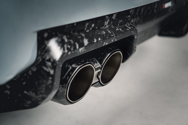 AKRAPOVIC TP-CT/73/CF Tail Pipe Set (Chopped Carbon) for BMW M2 (G87) / M3 (G80/G81) / M4 (G82/G83) Photo-1