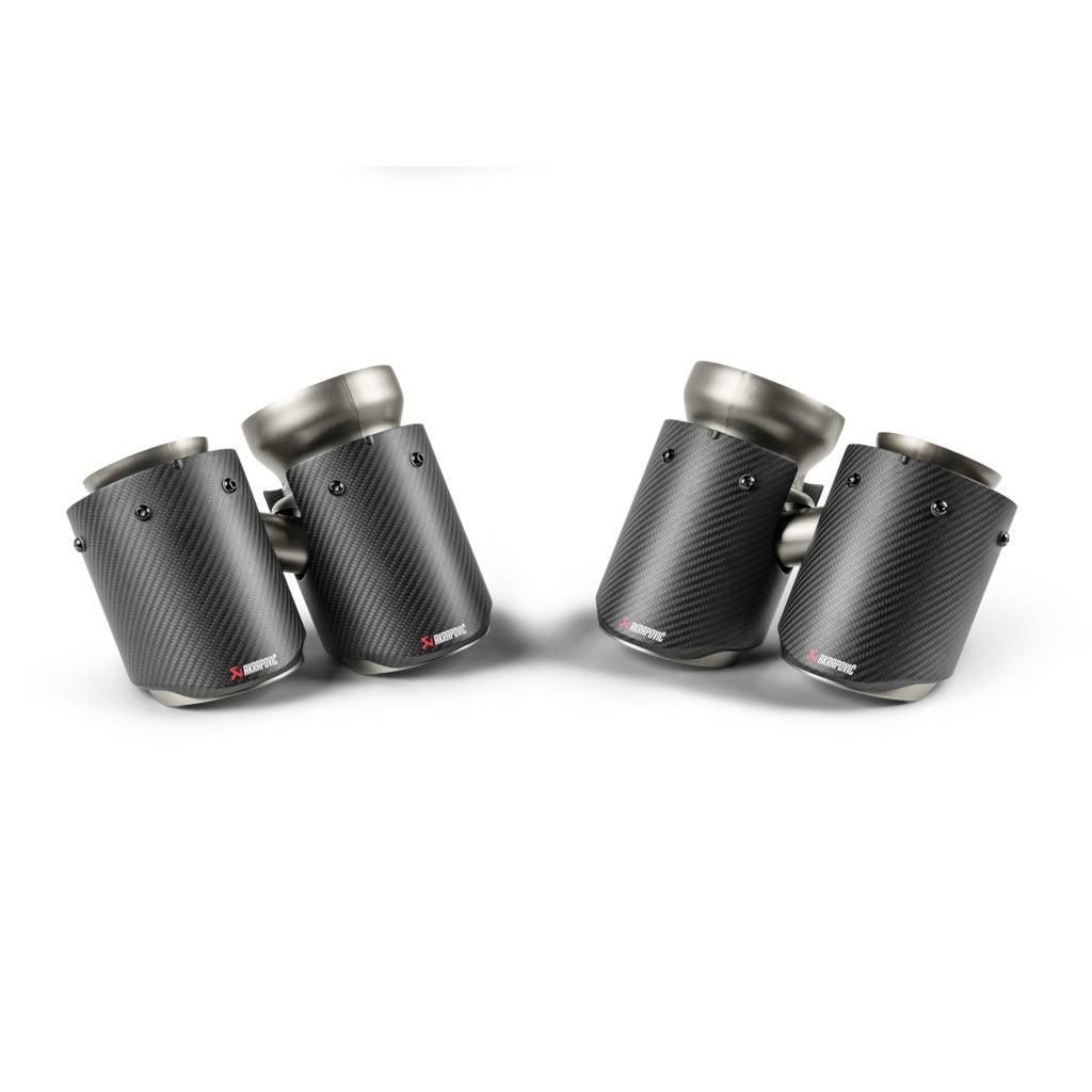 AKRAPOVIC TP-CT/78 Tail Pipe Set Cylindrical Design (Carbon) for BMW M5 (G90 / G99) Photo-1