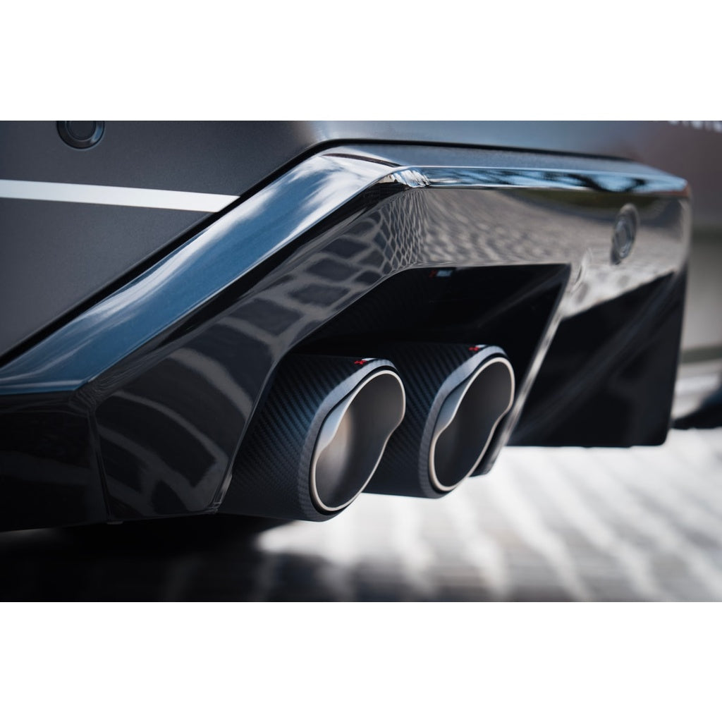 AKRAPOVIC TP-CT/78 Tail Pipe Set Cylindrical Design (Carbon) for BMW M5 (G90 / G99) Photo-4