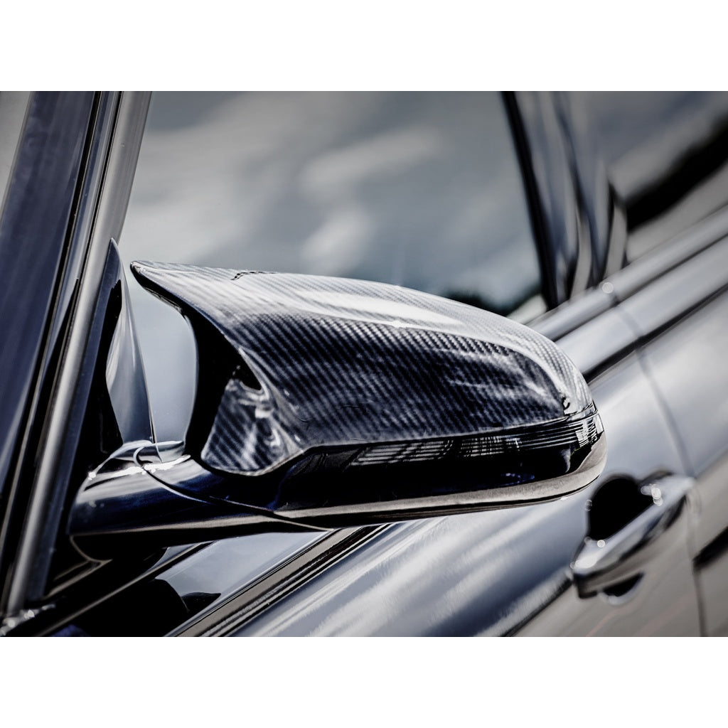 AKRAPOVIC WM-BM/CA/2/G Mirror Cap Set (Carbon / Gloss) for BMW M2 (F87) / M3 (F80) / M4 (F82 / F83) Photo-1