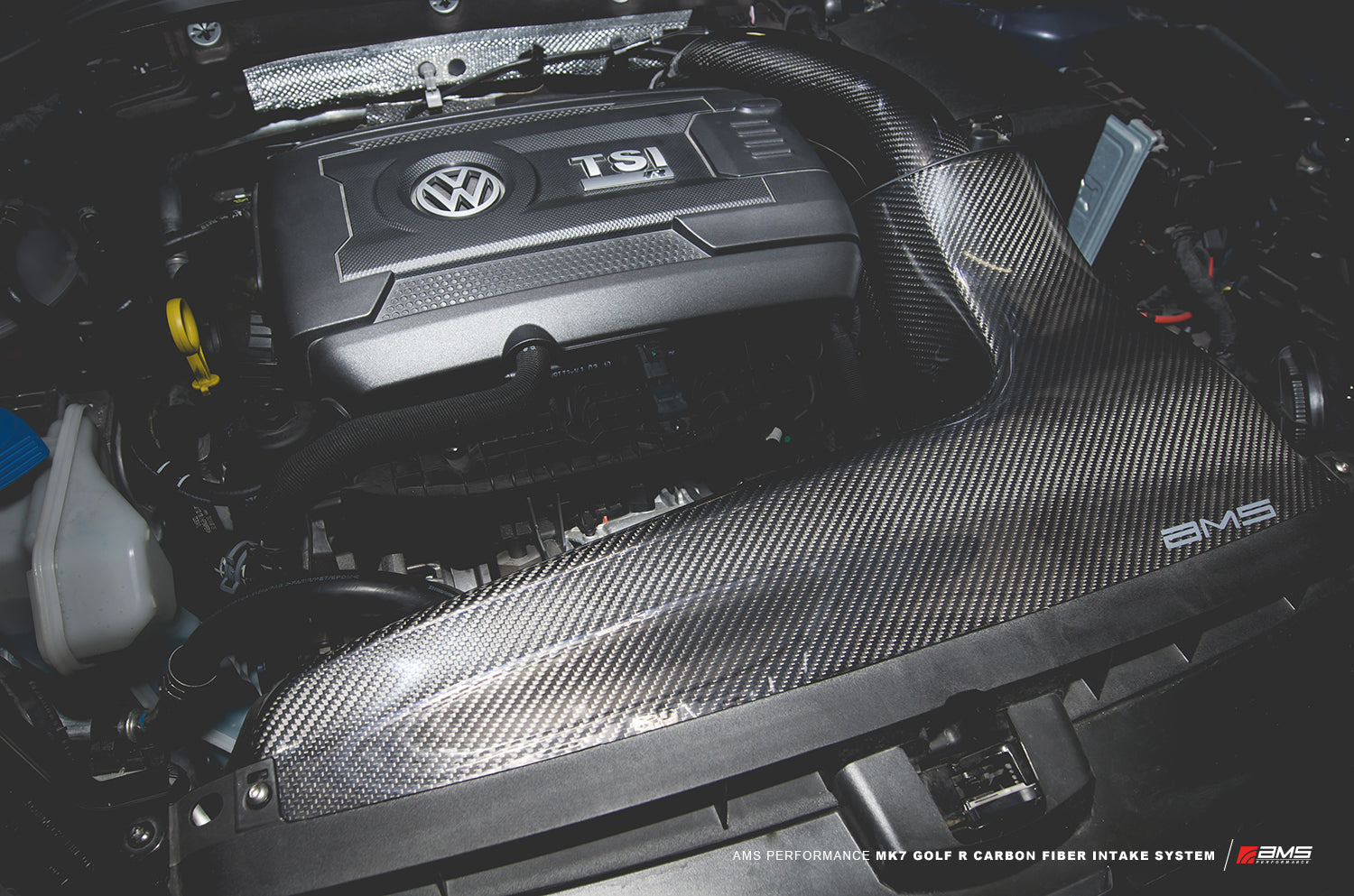 AMS AMS.21.08.0001-1 Carbon Fiber Intake System VW Golf R MK7 2015+ Photo-2