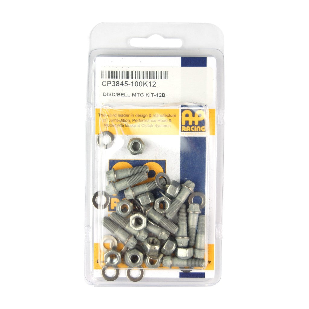 AP RACING CP3845-101K12 Mounting hardware for brake disc hub DISC / BELL MTG 0.25" x 1.00" 12 bolt ki Photo-0