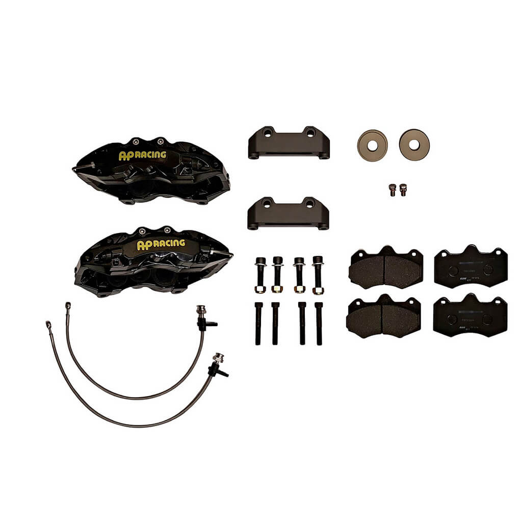 AP RACING CP5108-1003 Brake Kit, Rear (4-Piston Black Caliper) for MITSUBISHI Lancer Evo 7 / 8 / 9 Photo-0