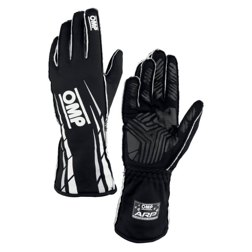 OMP KB0-2745-A01-071-S Karting Gloves ARP, Black, Size S Photo-0