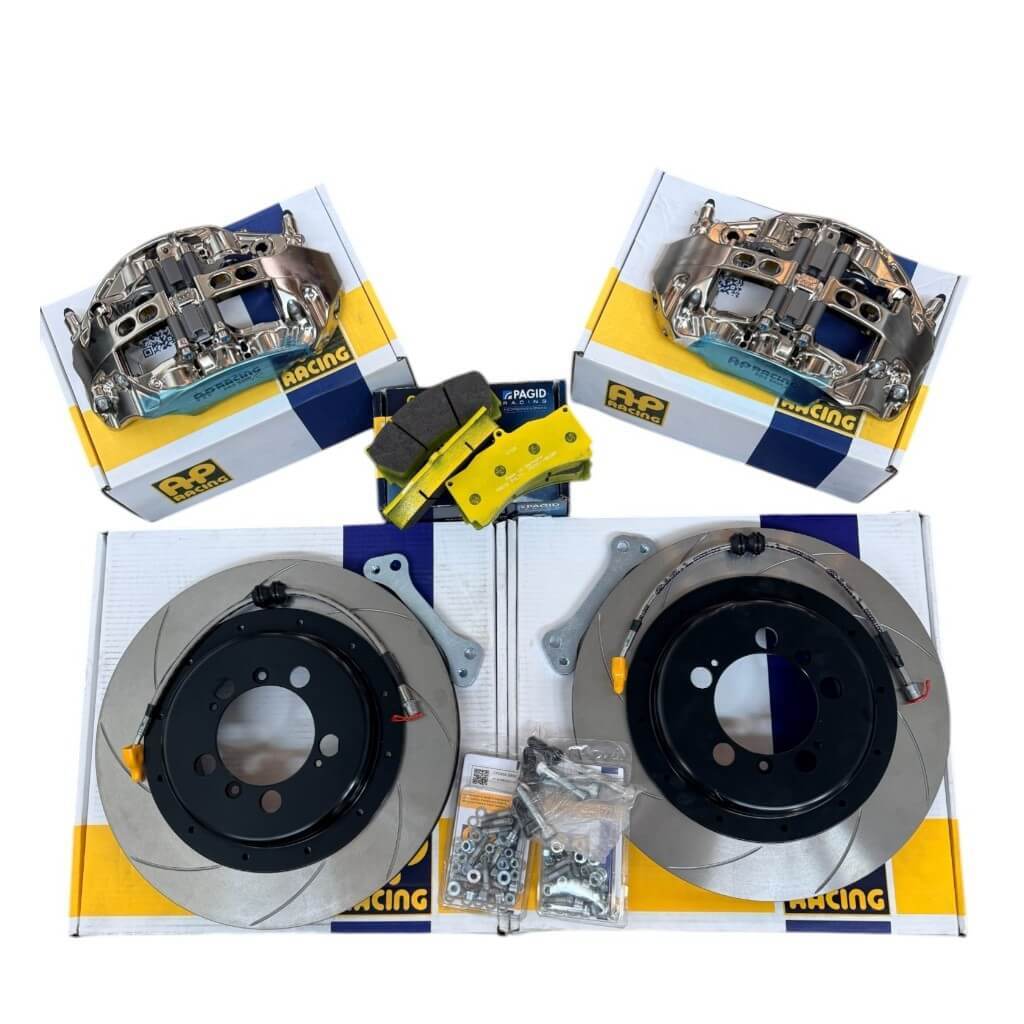 AP RACING FBBK-GRSupra-01-N Front Big Brake Kit by ATOMIC for TOYOTA GR Supra 2020- (CP9668 Nickel/ 378x36 mm) Photo-0